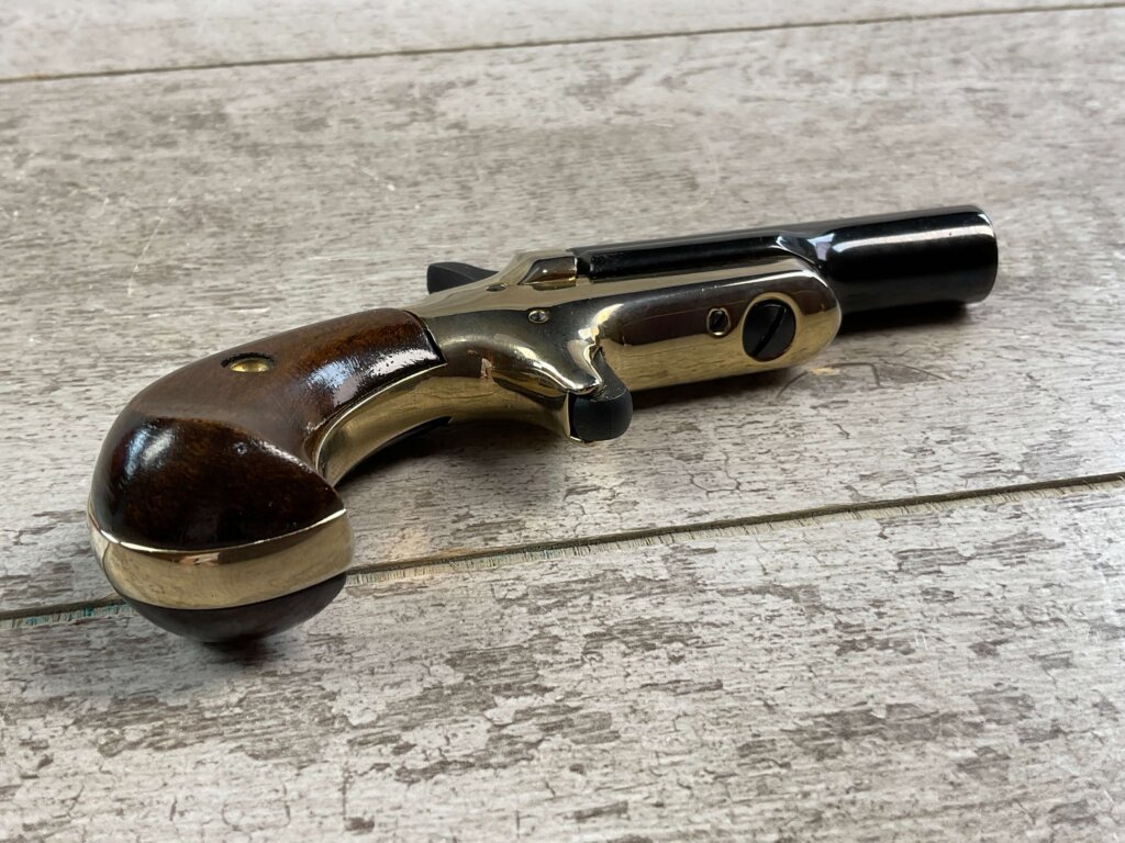 COLT "LORD" 4TH MODEL DERRINGER SINGLE SHOT PISTOL SET IN PRESENTATION BOX, JAMES EARL JONES COLLECTION #5-10914