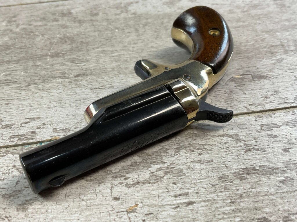 COLT "LORD" 4TH MODEL DERRINGER SINGLE SHOT PISTOL SET IN PRESENTATION BOX, JAMES EARL JONES COLLECTION #5-10914