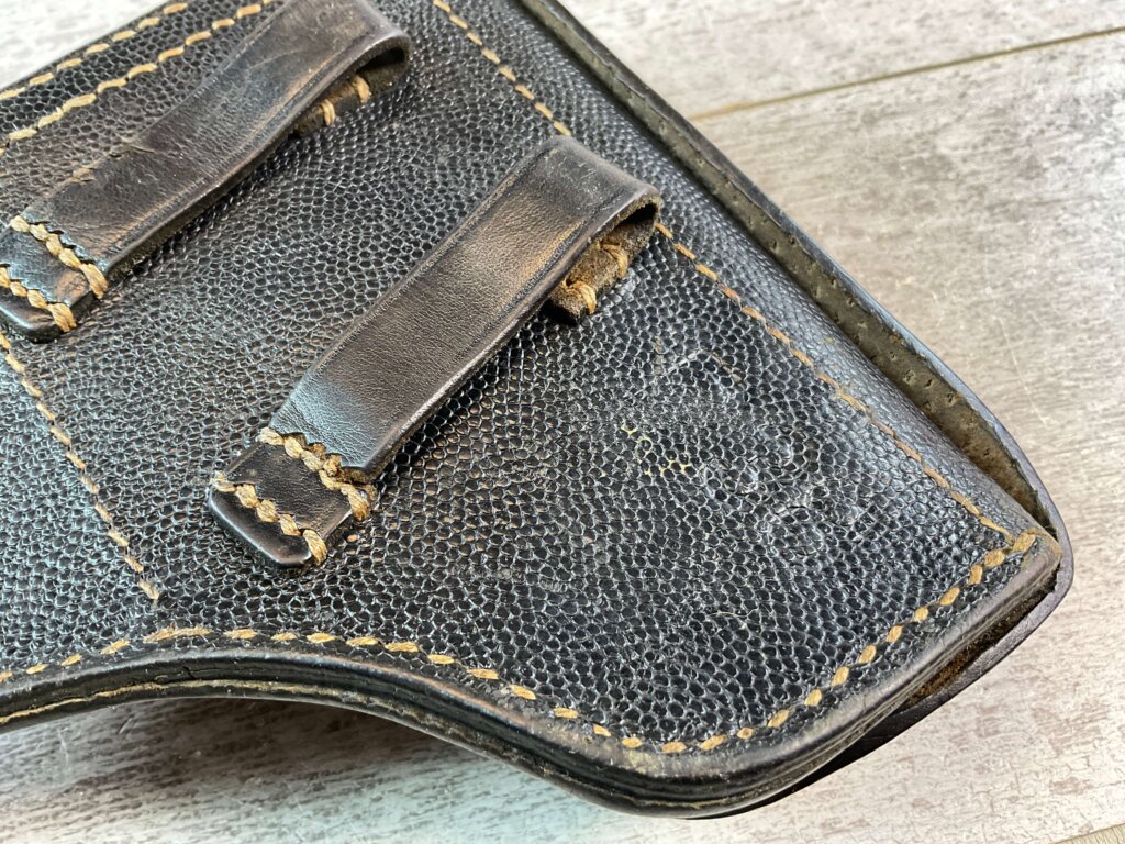 P38 1941 PIG SKIN HARDSHELL HOLSTER, VERY RARE #6-01008-PF