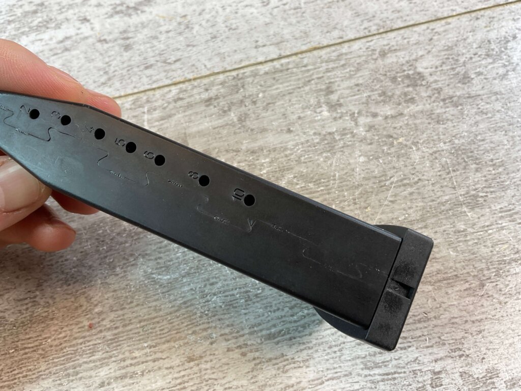 HK USP45 10 ROUND OEM MAGAZINE W/ FINGER REST #5-11712-PF