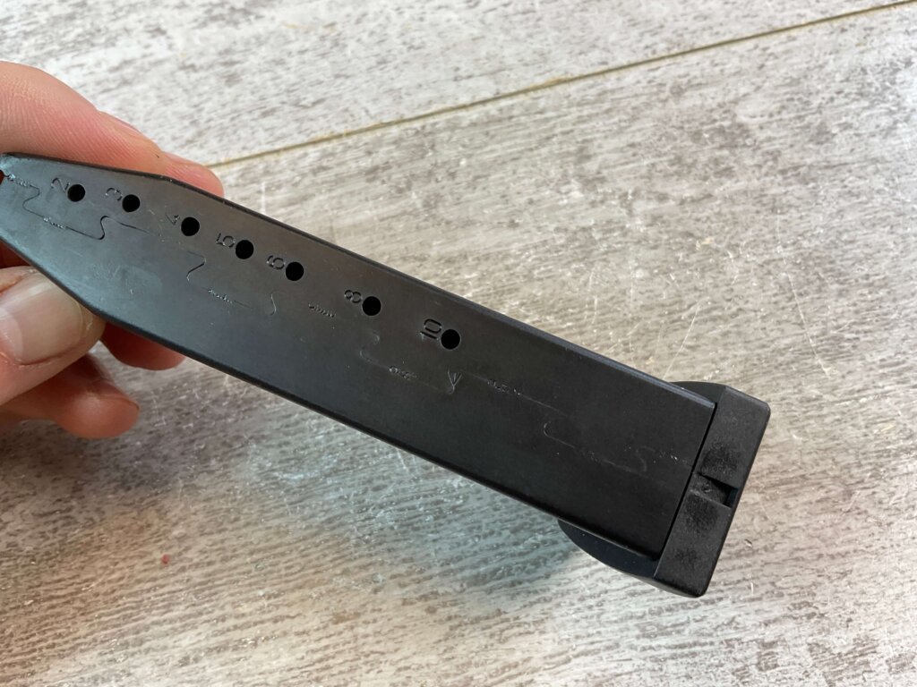 HK USP45 10 ROUND OEM MAGAZINE W/ FINGER REST #5-11712-PF