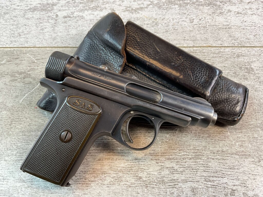 JP SAUER & SOHN MODEL 1913 7.65CAL SEMI AUTO PISTOL RIG, VARIANT 2 #6-01605-PF