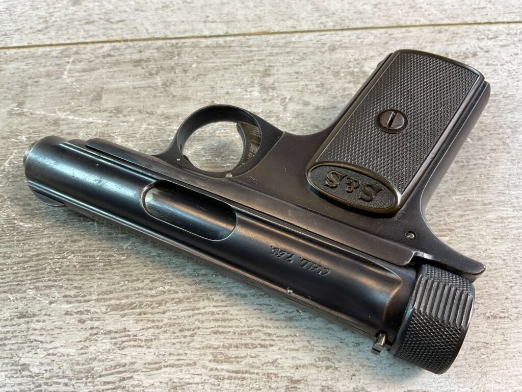 JP SAUER & SOHN MODEL 1913 7.65CAL SEMI AUTO PISTOL RIG, VARIANT 2 #6-01605-PF