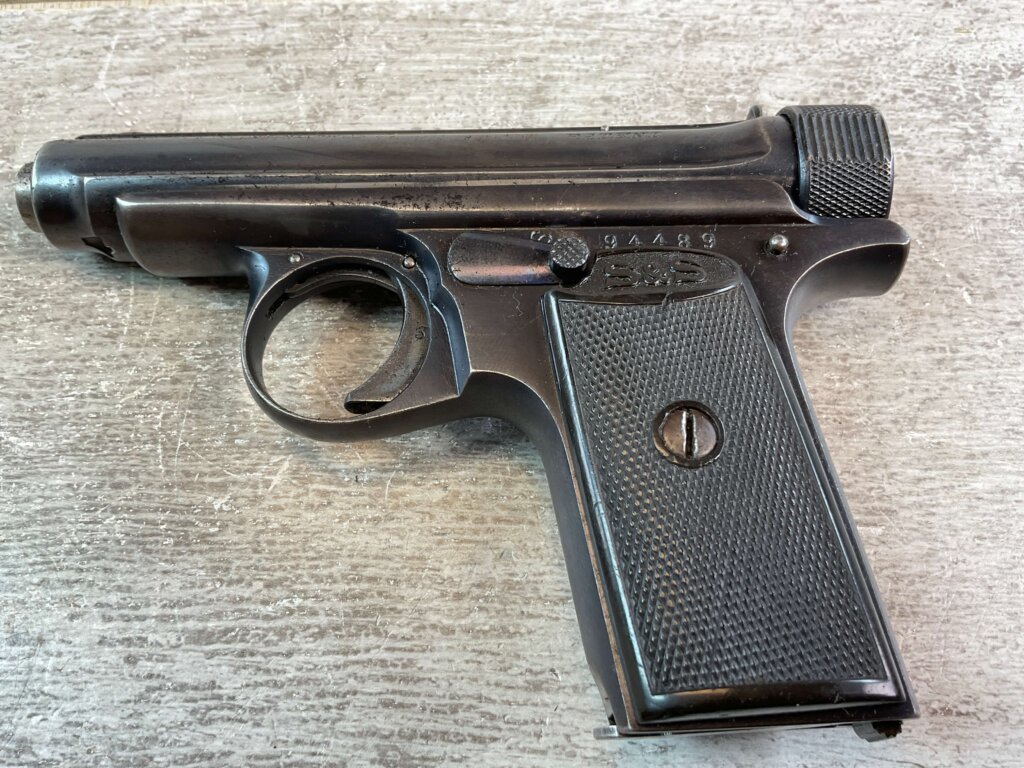 JP SAUER & SOHN MODEL 1913 7.65CAL SEMI AUTO PISTOL RIG, VARIANT 2 #6-01605-PF