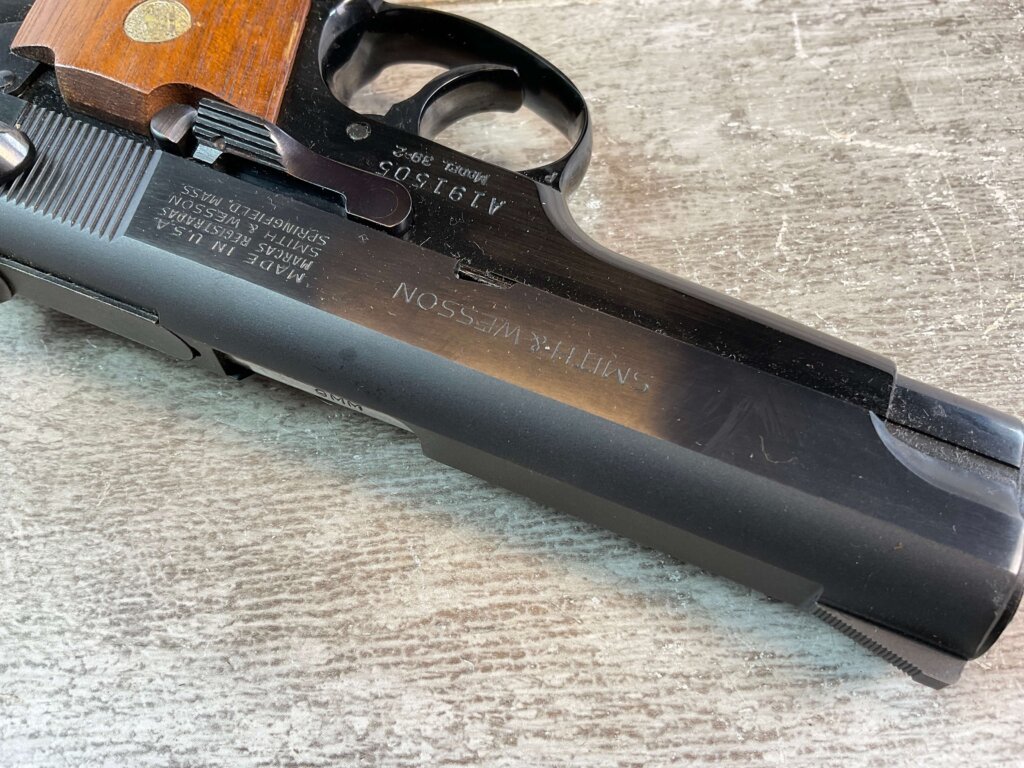 SMITH & WESSON 39-2 9MM SEMI AUTO PISTOL #6-01608-PF