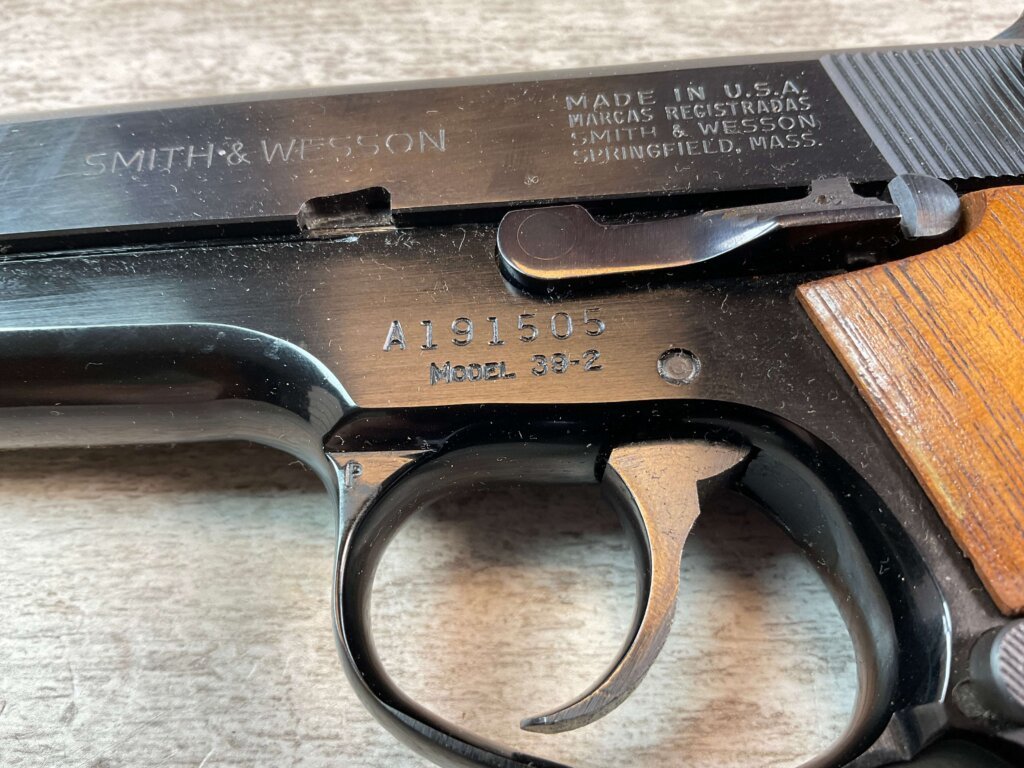 SMITH & WESSON 39-2 9MM SEMI AUTO PISTOL #6-01608-PF