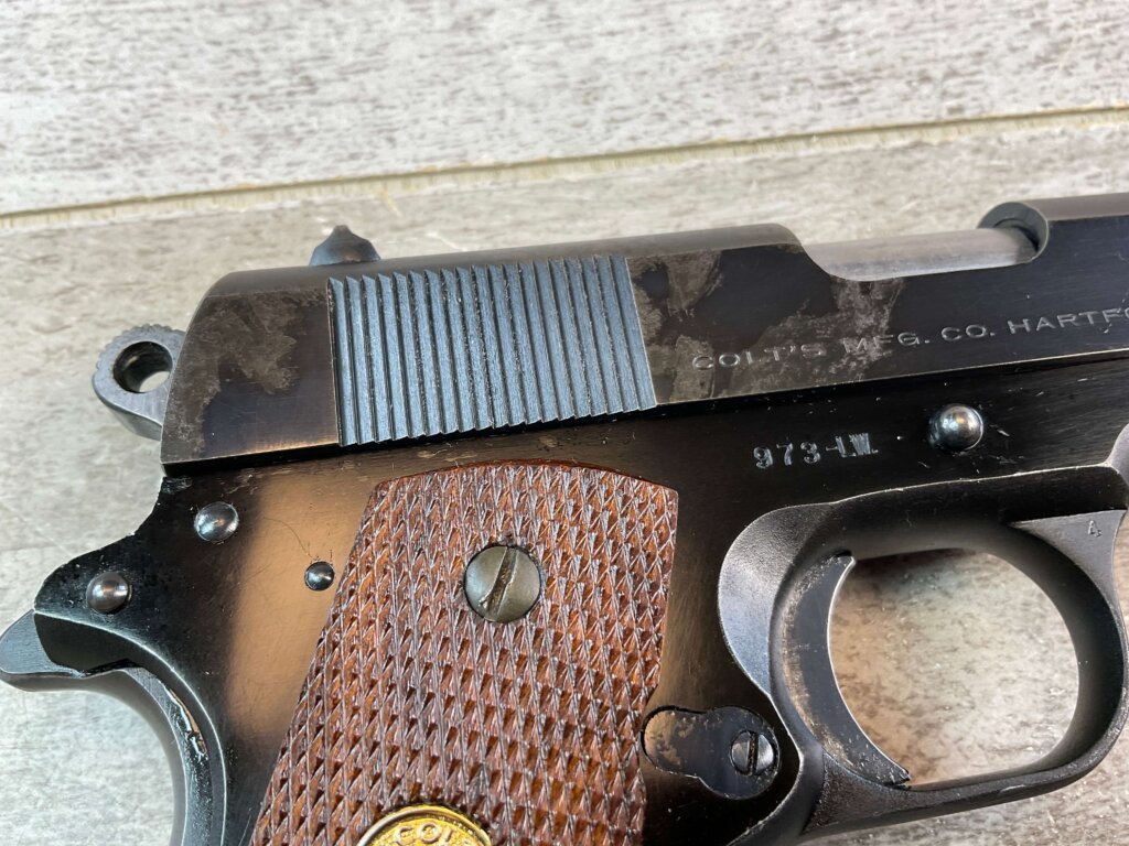 COLT COMMANDER 1911A1 .45ACP SEMI AUTO PISTOL, 1950 MFR (FIRST YEAR PRODUCTION) #6-01614-PF