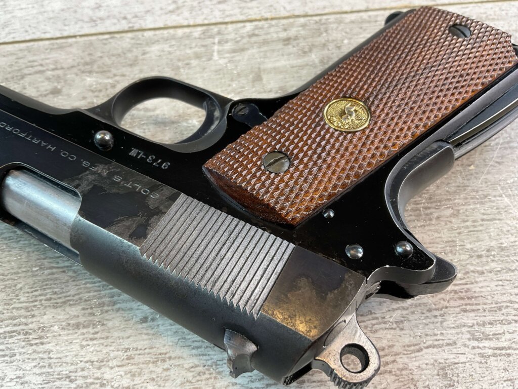 COLT COMMANDER 1911A1 .45ACP SEMI AUTO PISTOL, 1950 MFR (FIRST YEAR PRODUCTION) #6-01614-PF