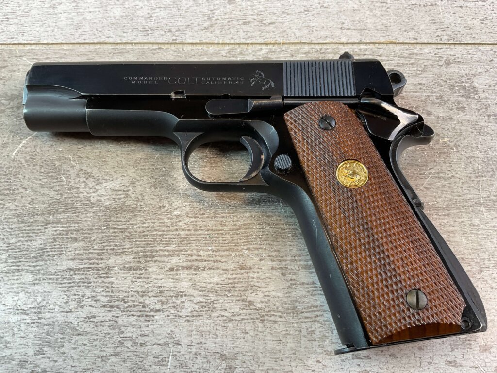 COLT COMMANDER 1911A1 .45ACP SEMI AUTO PISTOL, 1950 MFR (FIRST YEAR PRODUCTION) #6-01614-PF