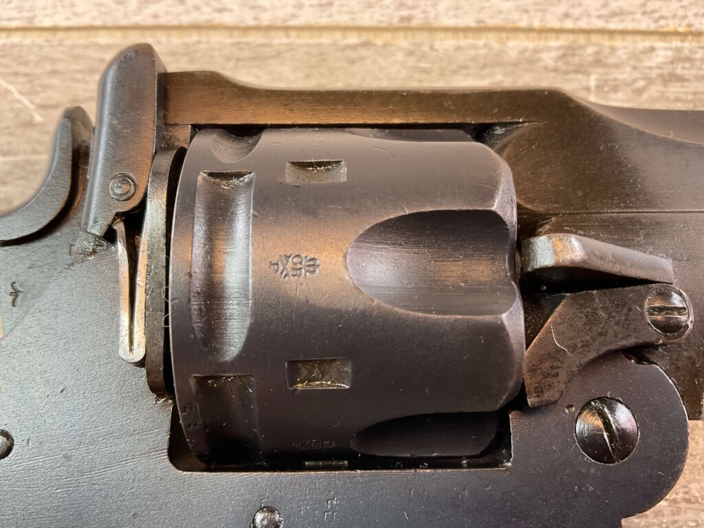 WEBLEY MKVI .455/CONVERTED TO 45ACP NAVY REVOLVER #6-01604-PF