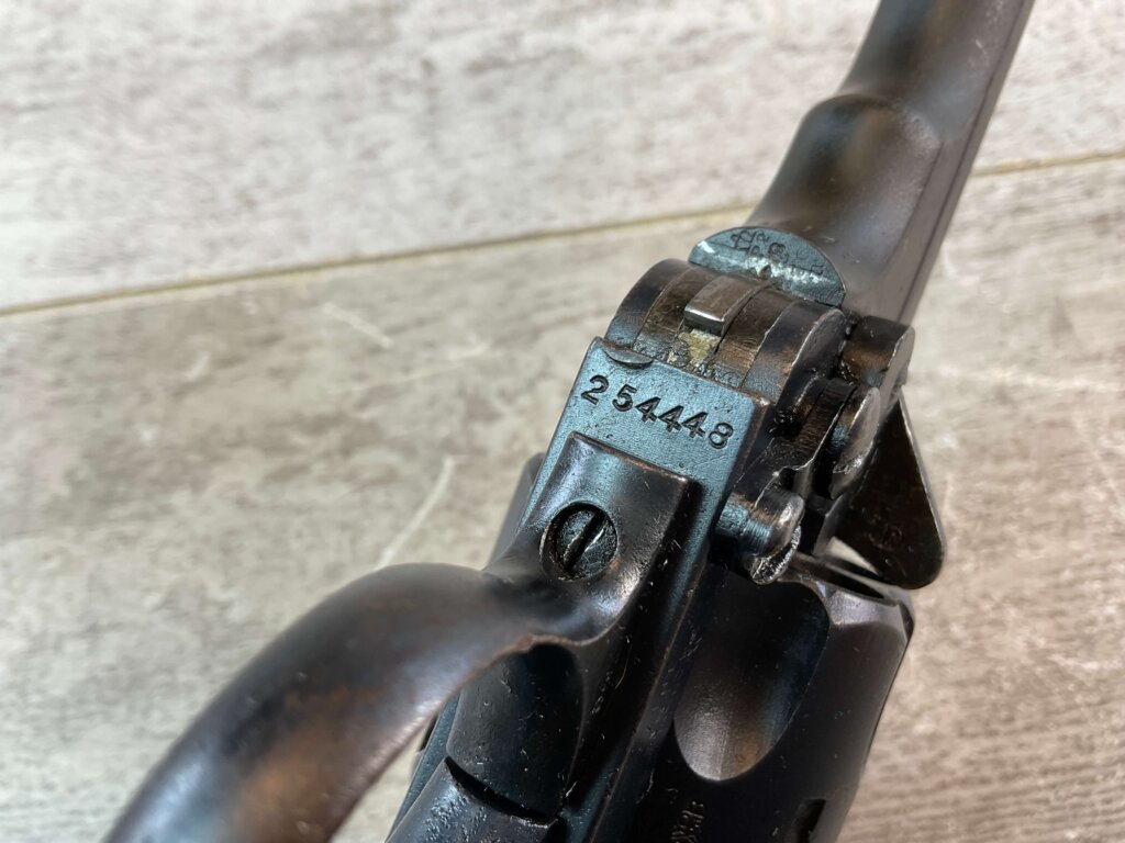 WEBLEY MKVI .455/CONVERTED TO 45ACP NAVY REVOLVER #6-01604-PF