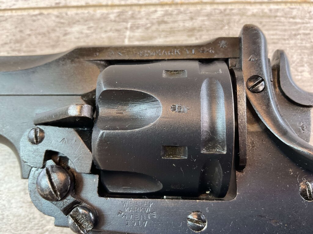 WEBLEY MKVI .455/CONVERTED TO 45ACP NAVY REVOLVER #6-01604-PF