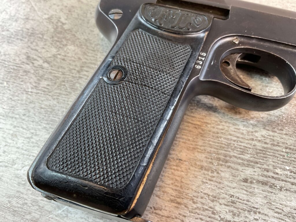 FL SELBSTLADER LANGENHAN 7.65MM (.32AUTO) 1ST VARIATION SEMI AUTO PISTOL, VERY RARE #6-01609-PF