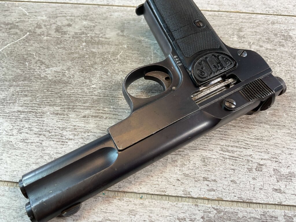 FL SELBSTLADER LANGENHAN 7.65MM (.32AUTO) 1ST VARIATION SEMI AUTO PISTOL, VERY RARE #6-01609-PF