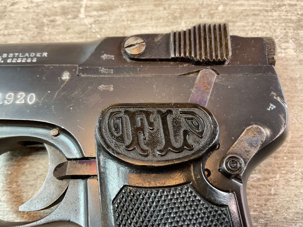 FL SELBSTLADER LANGENHAN 7.65MM (.32AUTO) 1ST VARIATION SEMI AUTO PISTOL, VERY RARE #6-01609-PF