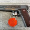 COLT 1911 GOVT .45 ACP FILIGREE FRAME & BARREL STAINLESS SEMI AUTO PISTOL, NEW #6-01601-PF