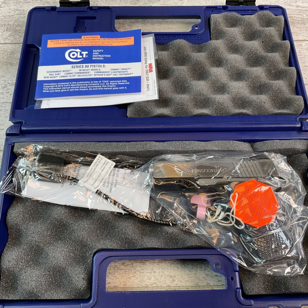 COLT DEFENDER .45 ACP TWO-TONE SEMI AUTO PISTOL, NEW #6-01602-PF