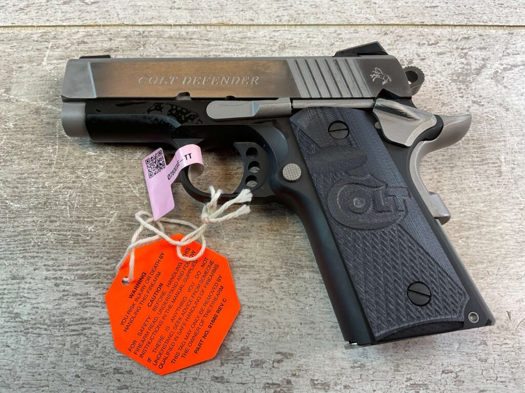 COLT DEFENDER .45 ACP TWO-TONE SEMI AUTO PISTOL, NEW #6-01602-PF