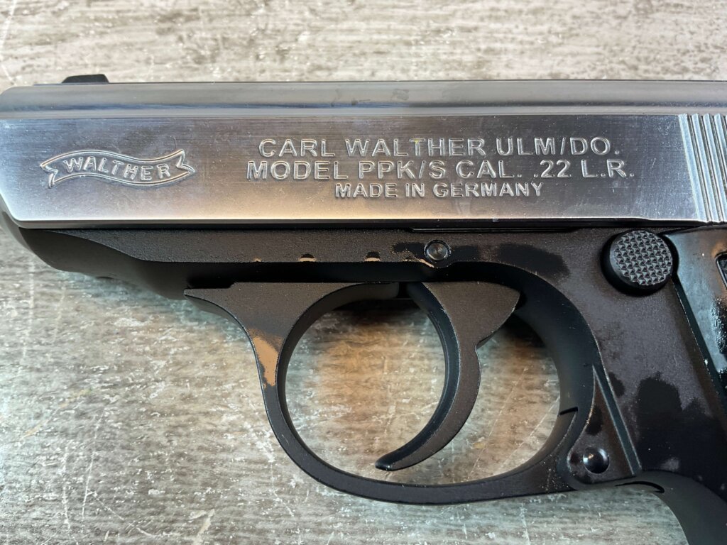 WALTHER PPK/S .22LR SEMI AUTO PISTOL, NEW #6-01607-PF