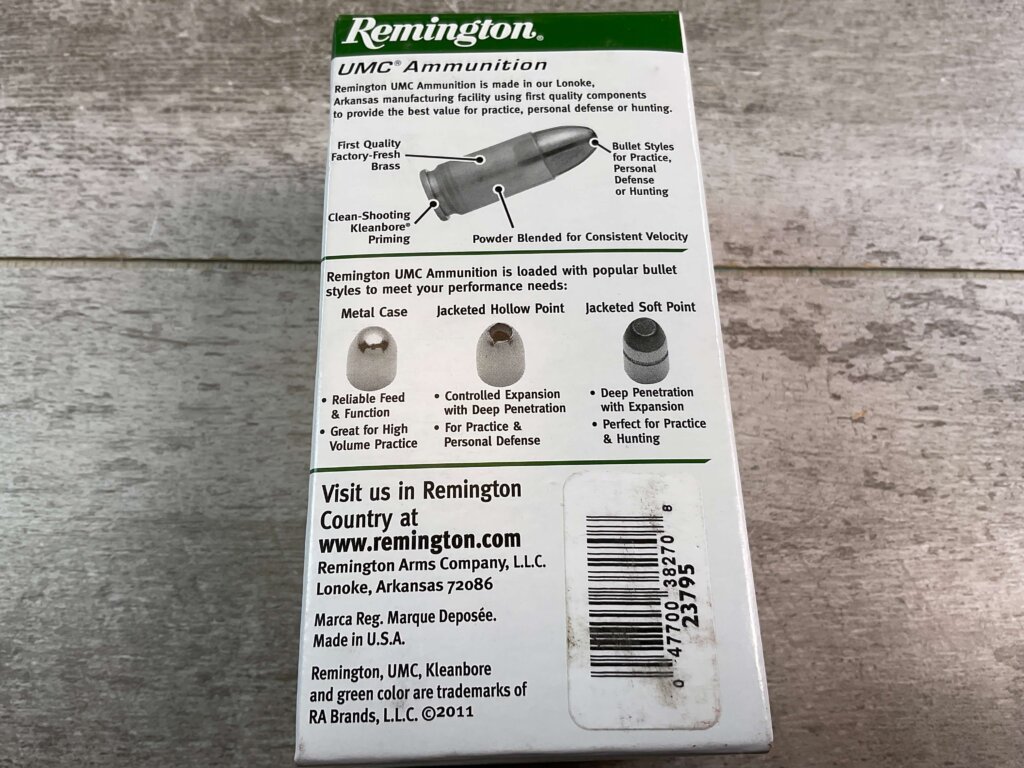 REMINGTON 40 S&W 180 GR. MC AMMO, NEW 100 ROUND VALUE PACK #5-10542-RB