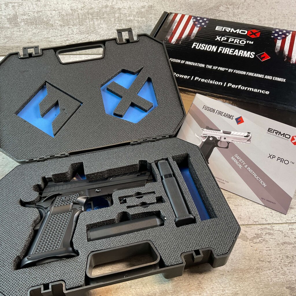 FUSION XP PRO BLACK 9MM SEMI AUTO PISTOL, NEW IN BOX #6-01611-PF