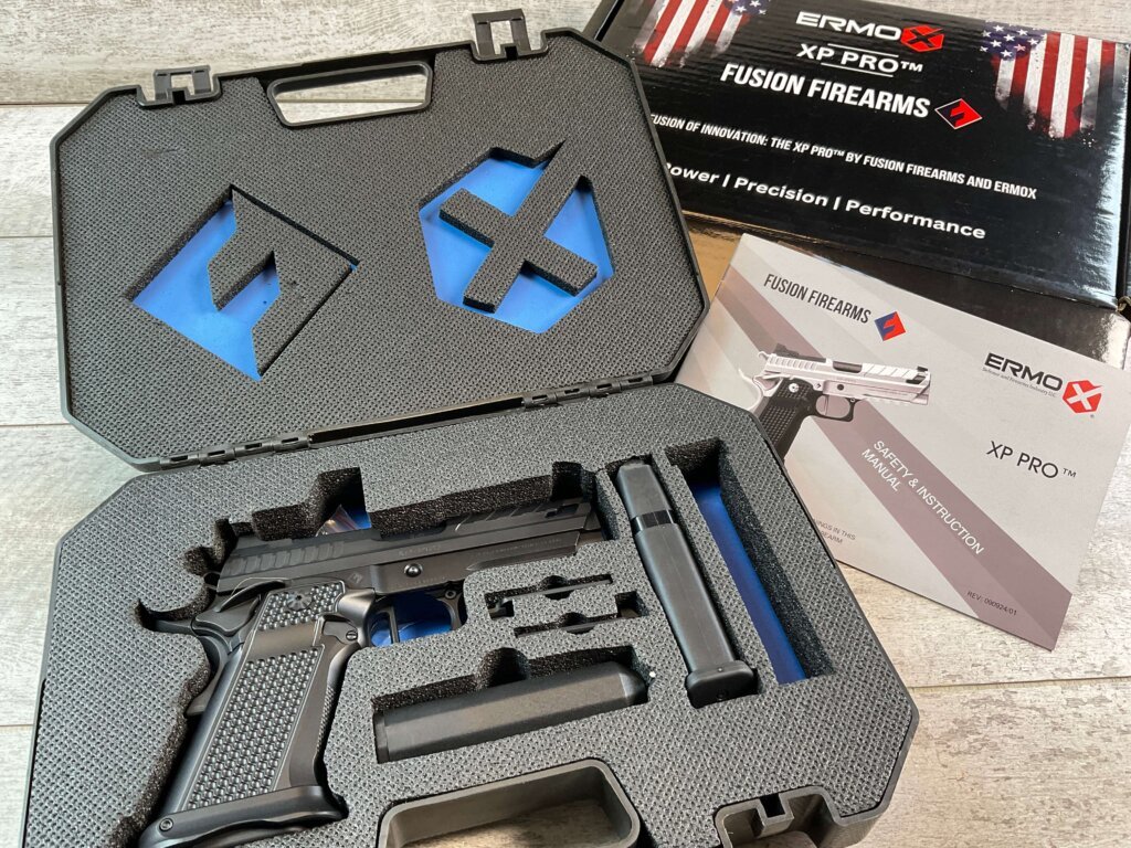 FUSION XP PRO BLACK 9MM SEMI AUTO PISTOL, NEW IN BOX #6-01611-PF