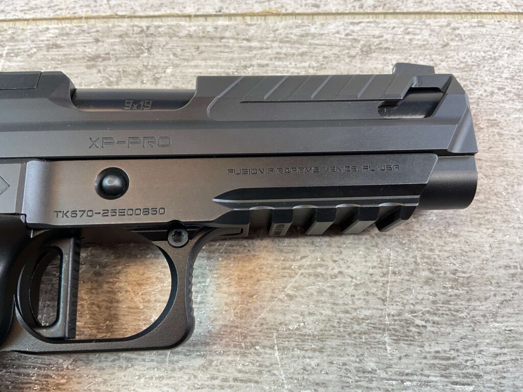 FUSION XP PRO BLACK 9MM SEMI AUTO PISTOL, NEW IN BOX #6-01611-PF