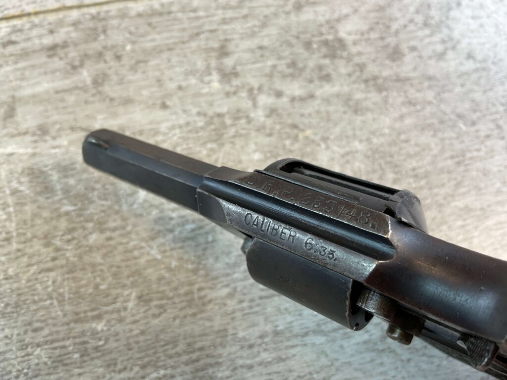 DECKER 1912 6.35MM REVOLVER, JAMES EARL JONES COLLECTION, RARE #5-10915-PF