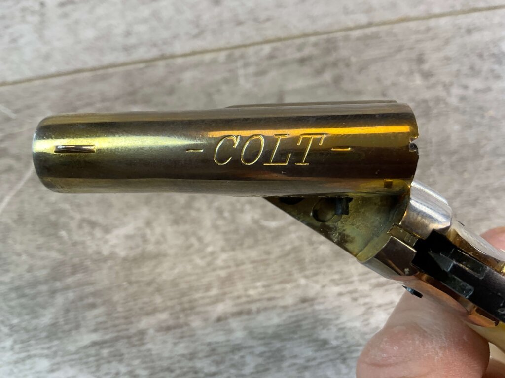 COLT LADY DERINGER .22 SHORT SINGLE SHOT PISTOL, JAMES EARL JONES COLLECTION #5-10916-PF