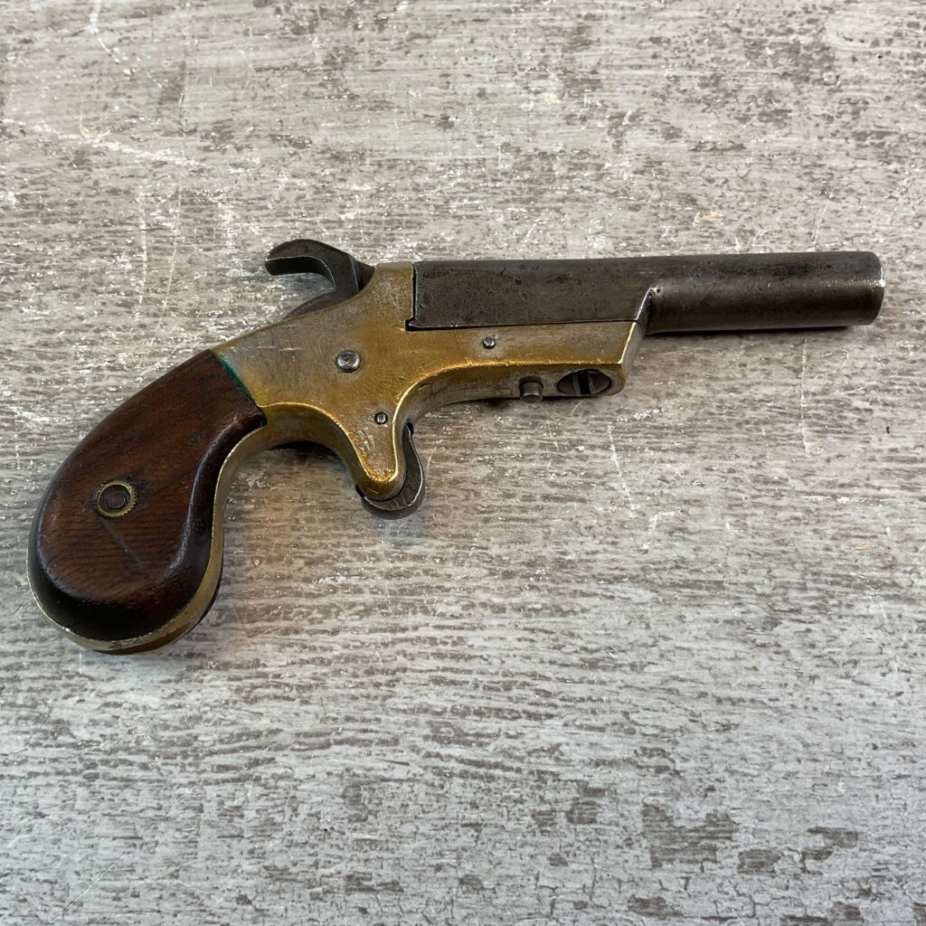 HOPKINS & ALLEN POINTER .22 RF SINGLE SHOT DERINGER PISTOL, JAMES EARL JONES COLLECTION #5-10917-PF