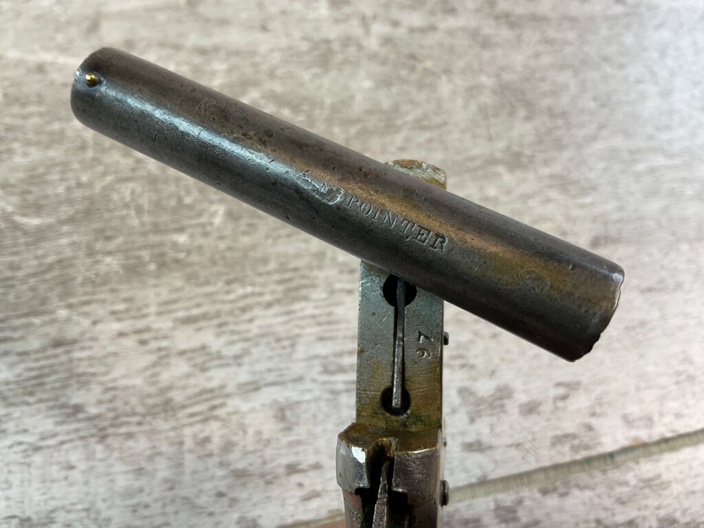 HOPKINS & ALLEN POINTER .22 RF SINGLE SHOT DERINGER PISTOL, JAMES EARL JONES COLLECTION #5-10917-PF