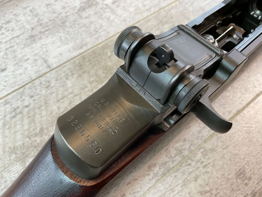 SPRINGFIELD M1 GARAND 30-06 SEMI AUTO RIFLE, 1944 MFR #6-01613-PF