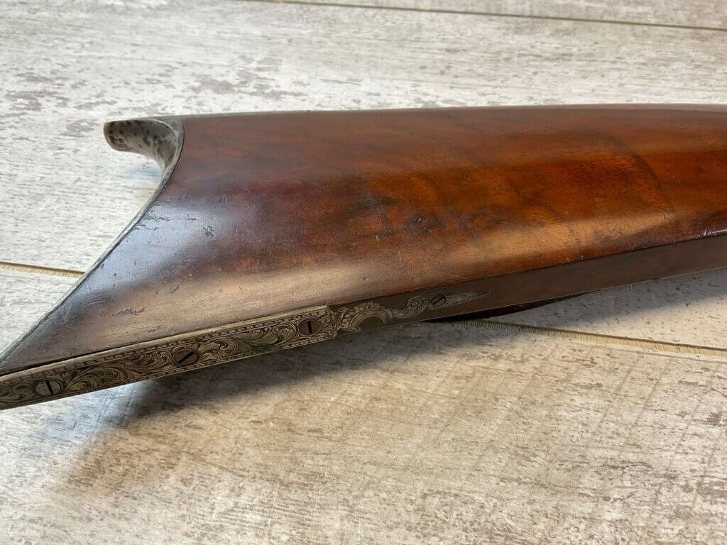 N. LEWIS HALF STOCK 42 CAL. PERCUSSION TARGET RIFLE, JAMES EARL JONES "FAVORITES" COLLECTION, CIVIL WAR ERA #5-11056