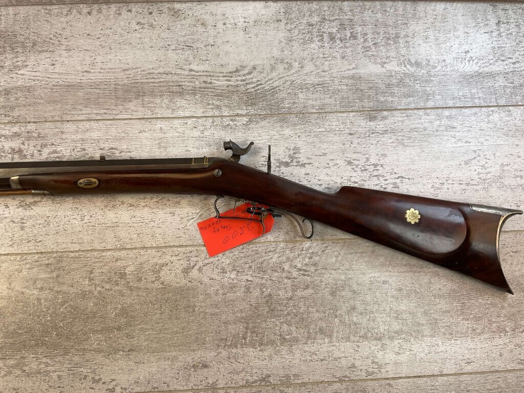 N. LEWIS HALF STOCK 42 CAL. PERCUSSION TARGET RIFLE, JAMES EARL JONES "FAVORITES" COLLECTION, CIVIL WAR ERA #5-11056