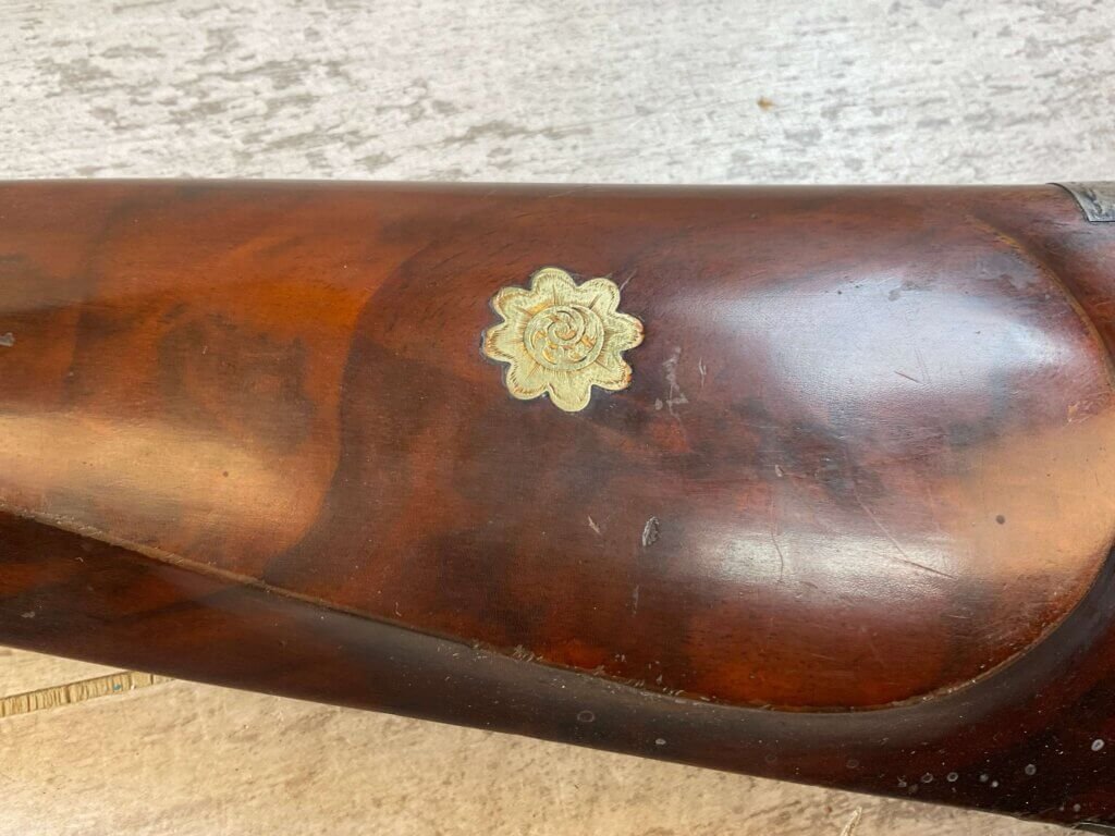 N. LEWIS HALF STOCK 42 CAL. PERCUSSION TARGET RIFLE, JAMES EARL JONES "FAVORITES" COLLECTION, CIVIL WAR ERA #5-11056