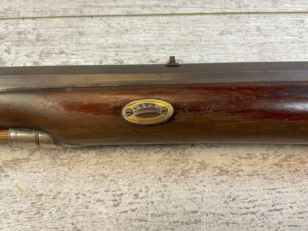 N. LEWIS HALF STOCK 42 CAL. PERCUSSION TARGET RIFLE, JAMES EARL JONES "FAVORITES" COLLECTION, CIVIL WAR ERA #5-11056