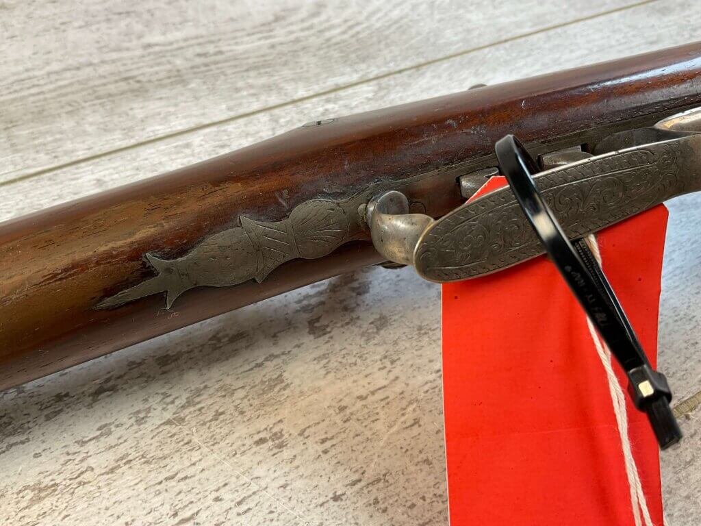 N. LEWIS HALF STOCK 42 CAL. PERCUSSION TARGET RIFLE, JAMES EARL JONES "FAVORITES" COLLECTION, CIVIL WAR ERA #5-11056