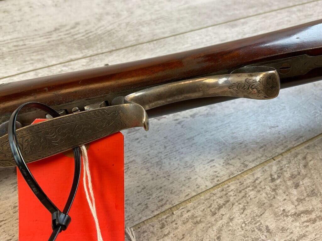 N. LEWIS HALF STOCK 42 CAL. PERCUSSION TARGET RIFLE, JAMES EARL JONES "FAVORITES" COLLECTION, CIVIL WAR ERA #5-11056