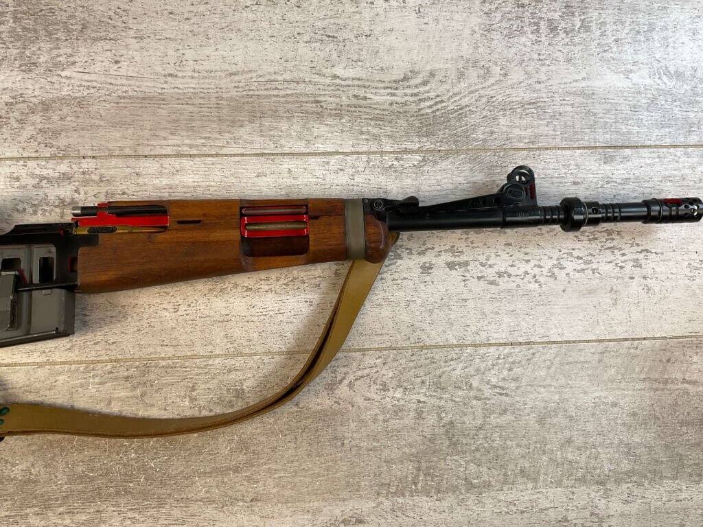 FRENCH MAS 1949/56 SEMI AUTO CUTAWAY 7.5MM FRENCH RIFLE, JAMES EARL JONES "FAVORITES" COLLECTION, RARE #5-11058