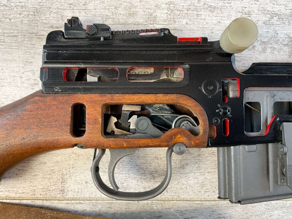 FRENCH MAS 1949/56 SEMI AUTO CUTAWAY 7.5MM FRENCH RIFLE, JAMES EARL JONES "FAVORITES" COLLECTION, RARE #5-11058