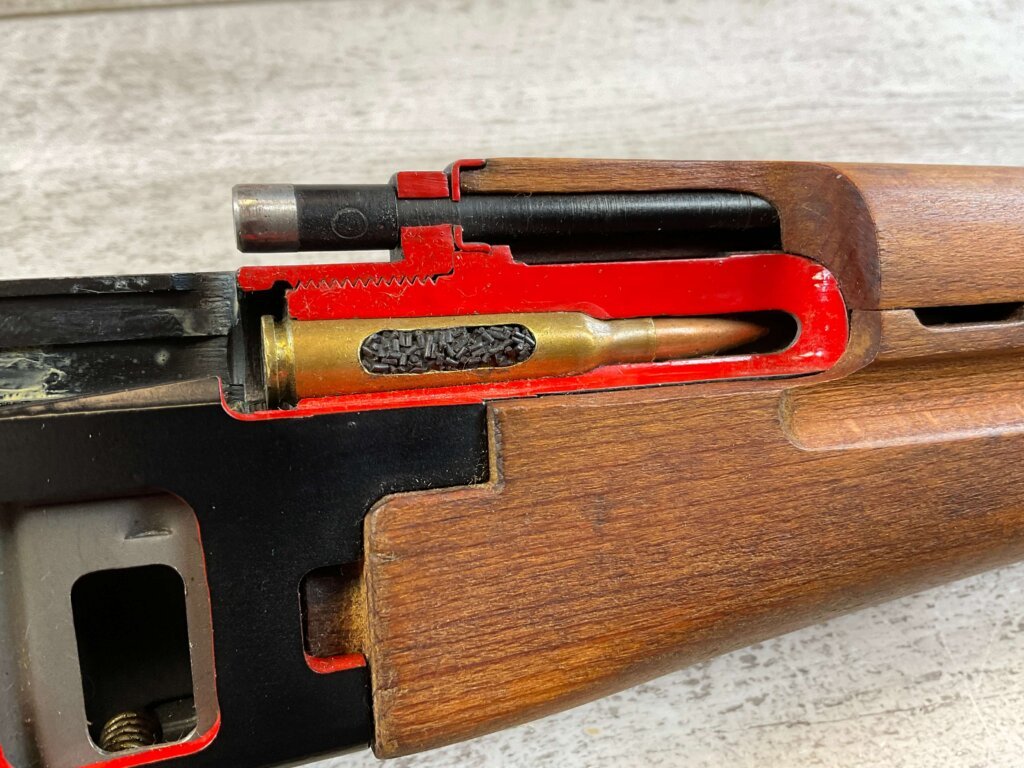 FRENCH MAS 1949/56 SEMI AUTO CUTAWAY 7.5MM FRENCH RIFLE, JAMES EARL JONES "FAVORITES" COLLECTION, RARE #5-11058