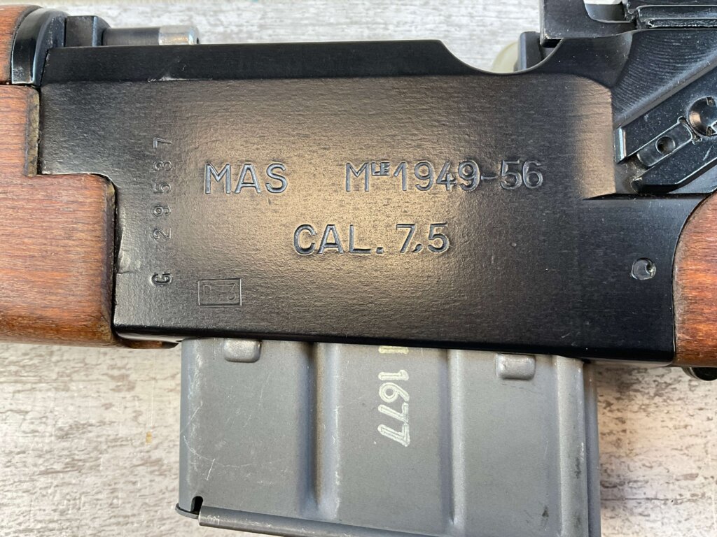 FRENCH MAS 1949/56 SEMI AUTO CUTAWAY 7.5MM FRENCH RIFLE, JAMES EARL JONES "FAVORITES" COLLECTION, RARE #5-11058