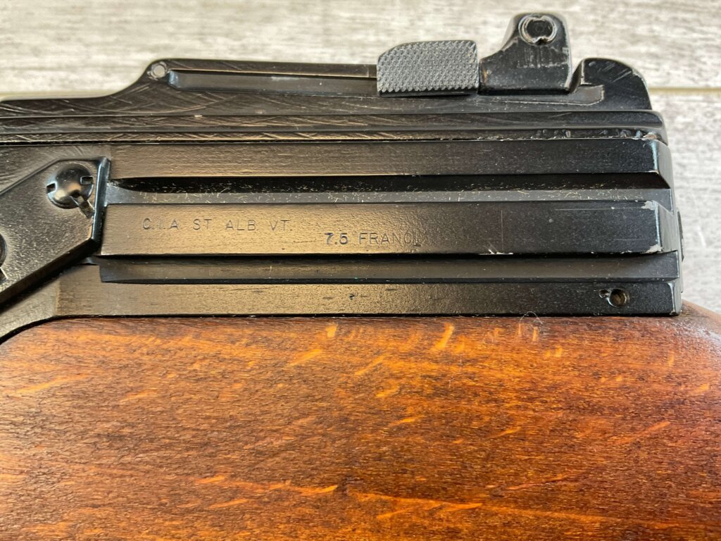 FRENCH MAS 1949/56 SEMI AUTO CUTAWAY 7.5MM FRENCH RIFLE, JAMES EARL JONES "FAVORITES" COLLECTION, RARE #5-11058