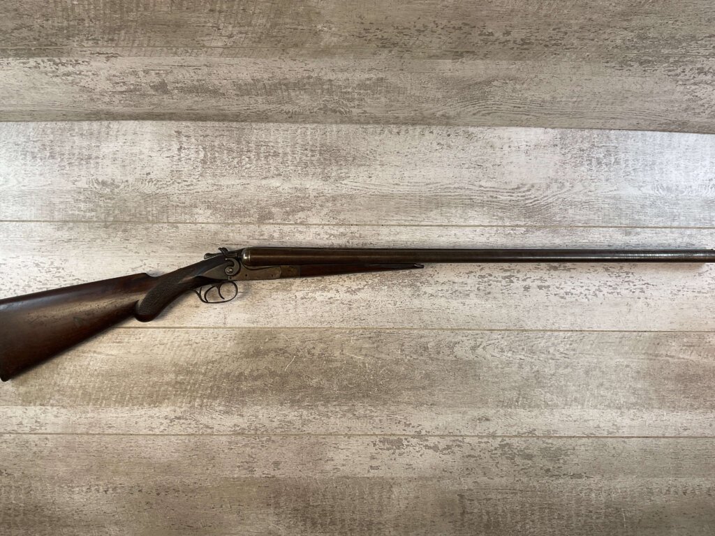 ITHACA DOUBLE BBL DAMASCUS 12 GA. SHOTGUN, JAMES EARL JONES "FAVORITES" COLLECTION #5-11059