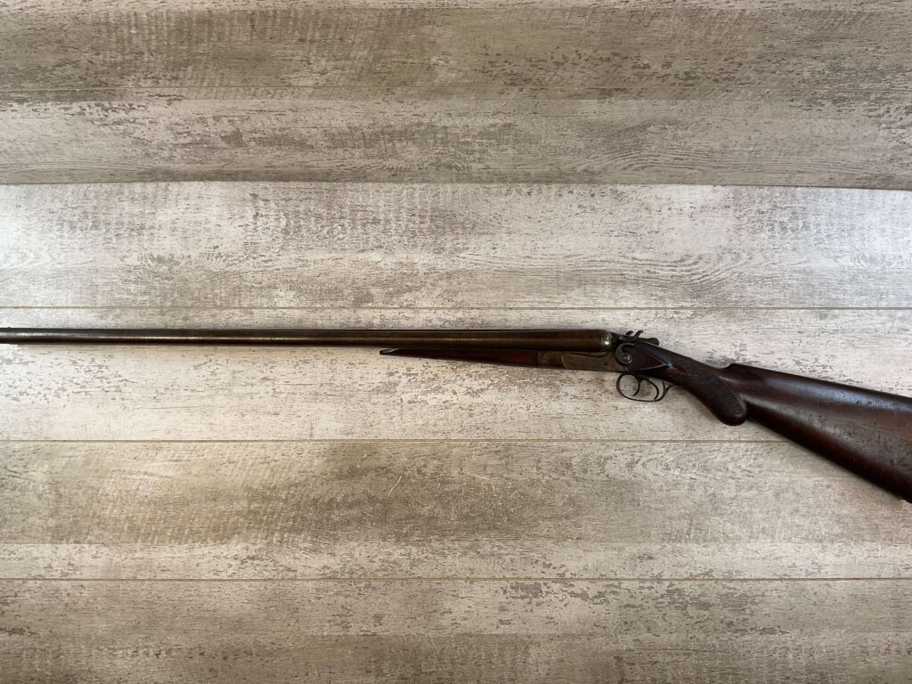 ITHACA DOUBLE BBL DAMASCUS 12 GA. SHOTGUN, JAMES EARL JONES "FAVORITES" COLLECTION #5-11059