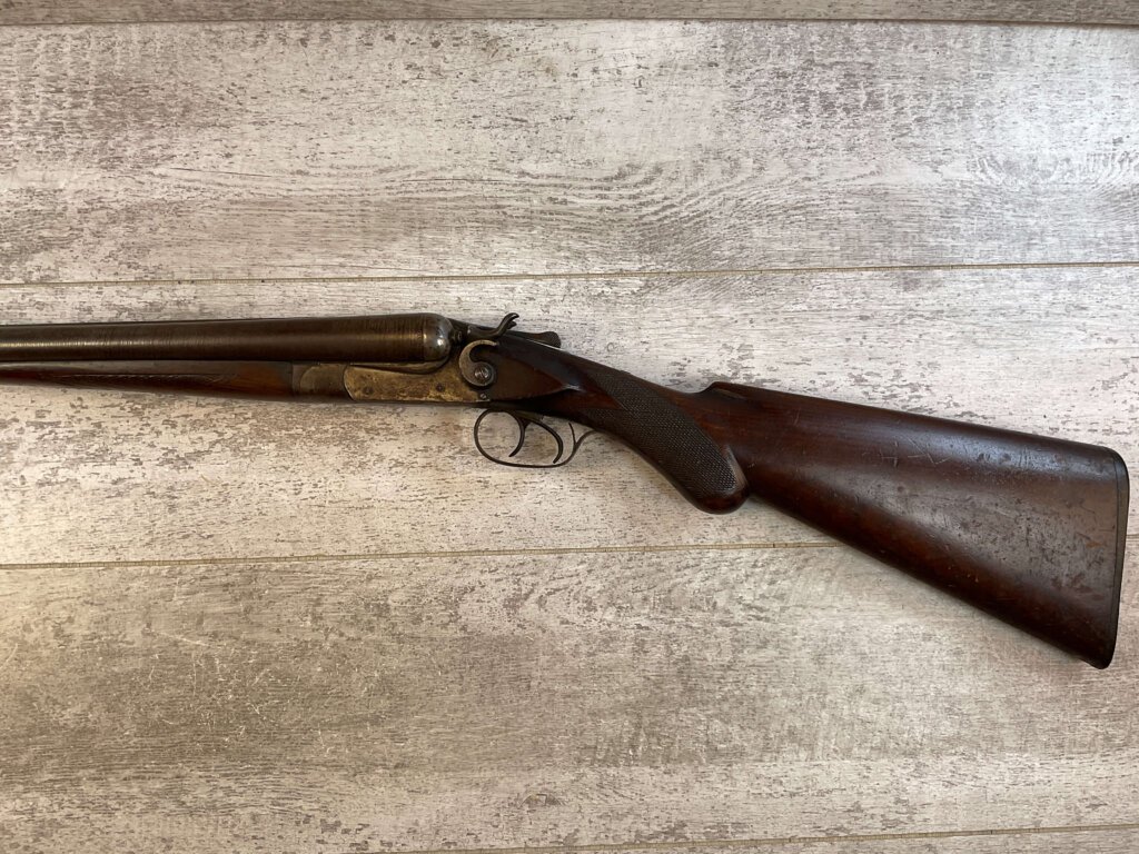 ITHACA DOUBLE BBL DAMASCUS 12 GA. SHOTGUN, JAMES EARL JONES "FAVORITES" COLLECTION #5-11059