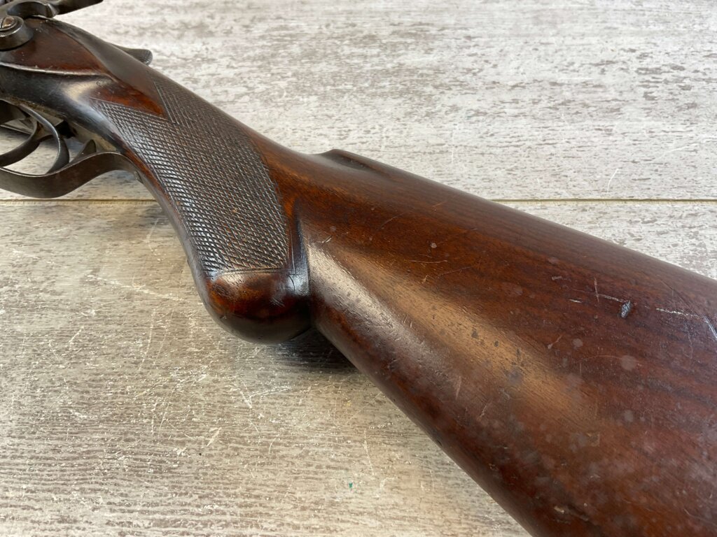 ITHACA DOUBLE BBL DAMASCUS 12 GA. SHOTGUN, JAMES EARL JONES "FAVORITES" COLLECTION #5-11059