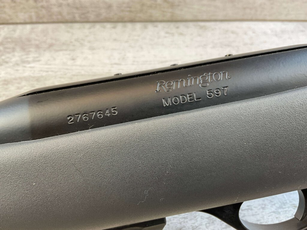 REMINGTON MODEL 597 .22LR SEMI AUTO RIFLE, JAMES EARL JONES "FAVORITES" COLLECTION #5-11062