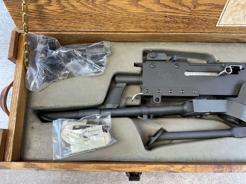 TIPPMANN ARMS CO 1919A4 MINIATURE 1/2 SCALE, .22LR SEMI AUTO FIREARM, JAMES EARL JONES "FAVORITES" COLLECTION, VERY RARE #5-11065