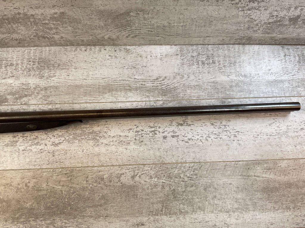 CHARLES BOSWELL 8GA. BLACK POWDER SXS DOUBLE BARREL DAMASCUS SHOTGUN, JAMES EARL JONES "FAVORITES" COLLECTION #5-11066